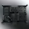 RAIJINTEK Paean Desktop PC Case — Black Transparent, ATX/Micro-ATX/Mini-ITX, 4x USB 3.2 Gen1, 3x3.5 inch + 3x2.5 inch bays