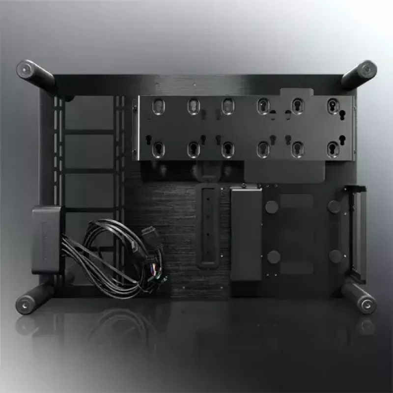 RAIJINTEK Paean Desktop PC Case — Black Transparent, ATX/Micro-ATX/Mini-ITX, 4x USB 3.2 Gen1, 3x3.5 inch + 3x2.5 inch bays