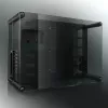 RAIJINTEK Paean Desktop PC Case — Black Transparent, ATX/Micro-ATX/Mini-ITX, 4x USB 3.2 Gen1, 3x3.5 inch + 3x2.5 inch bays