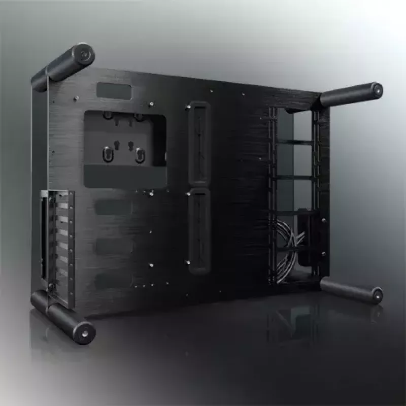 RAIJINTEK Paean Desktop PC Case — Black Transparent, ATX/Micro-ATX/Mini-ITX, 4x USB 3.2 Gen1, 3x3.5 inch + 3x2.5 inch bays