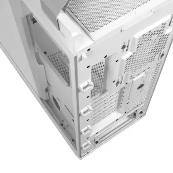 PC Case ASUS ROG Strix Helios II Midi Tower White — supports EATX/ATX/Micro‑ATX/Mini‑ITX, 3x140mm front + 1x140mm rear, 2×3.5 inch + 4×2.5 inch bays, tempered glass