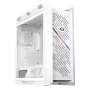 PC Case ASUS ROG Strix Helios II Midi Tower White — supports EATX/ATX/Micro‑ATX/Mini‑ITX, 3x140mm front + 1x140mm rear, 2×3.5 inch + 4×2.5 inch bays, tempered glass