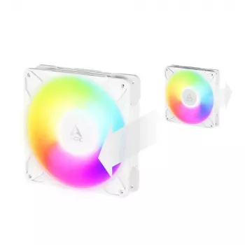 140 mm Fan Arctic Freezer P14 Pro Reverse A-RGB (White) — 166.5 m³/h, 5.1 mmH₂O, FDB, PWM, Cable Splitter