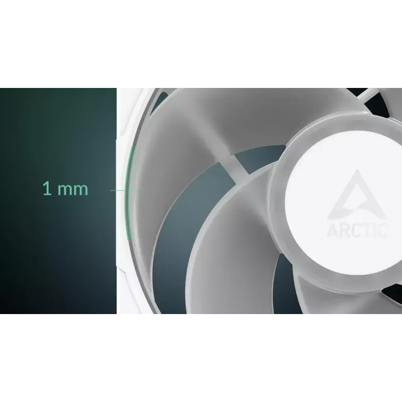 140 mm Fan Arctic Freezer P14 Pro Reverse A-RGB (White) — 166.5 m³/h, 5.1 mmH₂O, FDB, PWM, Cable Splitter