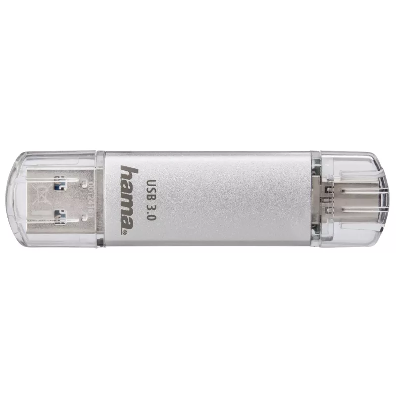 Hama C-Laeta USB flash drive 128 GB USB Type-A / USB Type-C 3.2 Gen 1 (3.1 Gen 1) Silver