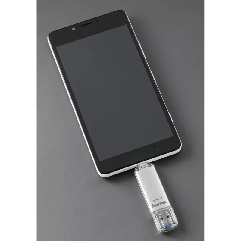 Hama C-Laeta USB flash drive 128 GB USB Type-A / USB Type-C 3.2 Gen 1 (3.1 Gen 1) Silver
