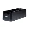 Portable printer charger Brother PA4CR002EU — indoor charger, black, compatible with Brother portable printers