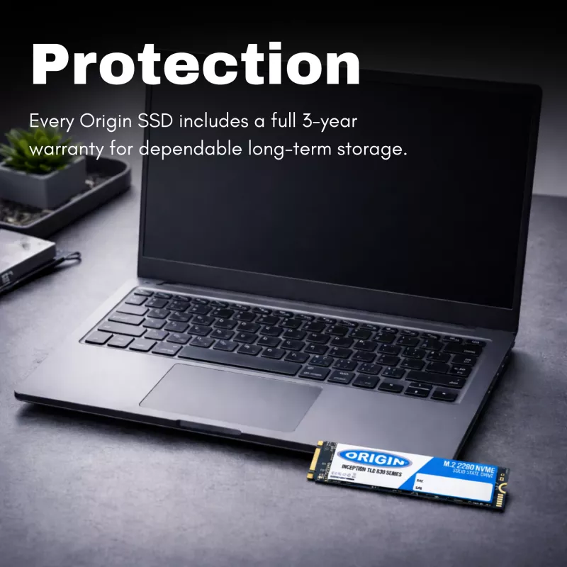 Origin Storage Inception SSD 512GB NVMe M.2 3D TLC 42mm, 512 GB, M.2, 2100 MB/s