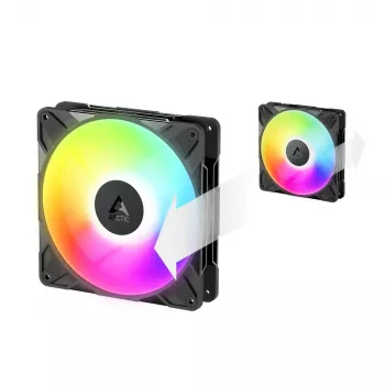 140 mm case fan Arctic Freezer P14 Pro Reverse A-RGB — PWM, 140 mm, 166.5 m³/h, 5.1 mmH2O, FDB, black