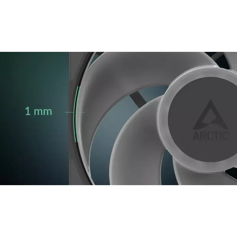 140 mm case fan Arctic Freezer P14 Pro Reverse A-RGB — PWM, 140 mm, 166.5 m³/h, 5.1 mmH2O, FDB, black
