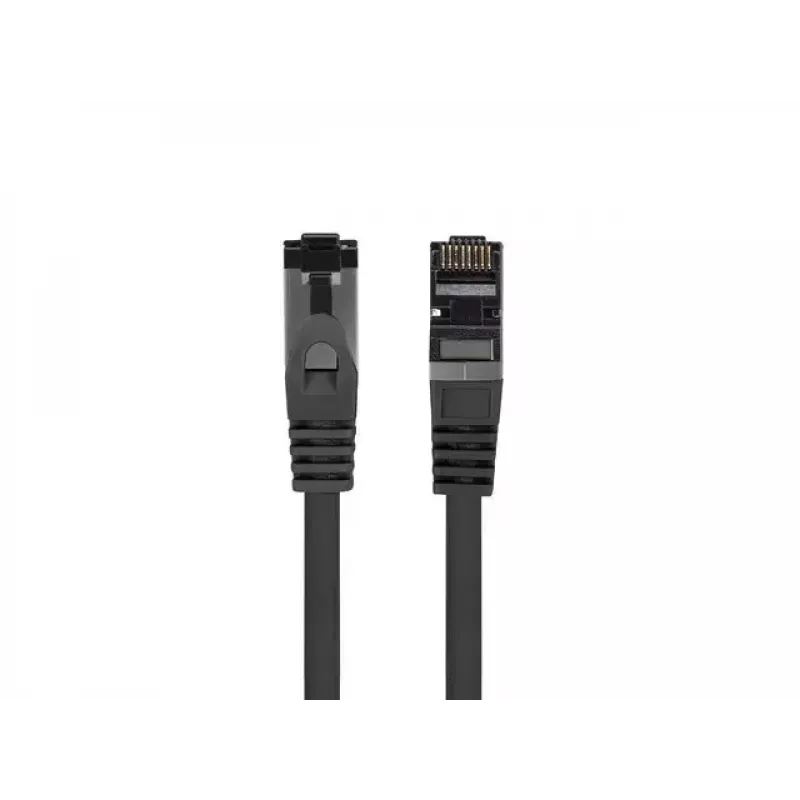 Network patch cable LANBERG PCF8-10CU-0050-BK Cat8.1 S/FTP (S-STP) RJ-45 to RJ-45 0.5 m Black