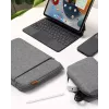 Sleeve case Inateck LB01006 for 35.6 cm (14 inch) laptops, grey, monochromatic surface