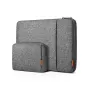 Sleeve case Inateck LB01006 for 35.6 cm (14 inch) laptops, grey, monochromatic surface