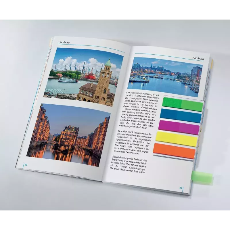 Bookmark Sigel HN610 Flexible bookmark Blue Green Orange Violet Yellow