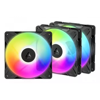 ARCTIC Freezer P14 Pro Reverse A-RGB - 3 Pack - 140 mm A-RGB PWM Fan with Cable Splitter