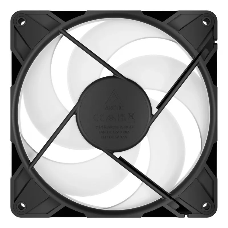 ARCTIC Freezer P14 Pro Reverse A-RGB - 3 Pack - 140 mm A-RGB PWM Fan with Cable Splitter