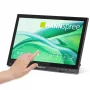 HANNspree HT165HPB 15.6 inch (39.6 cm) Full HD IPS LCD touchscreen monitor 1920×1080, 15 ms, VESA, speakers, black