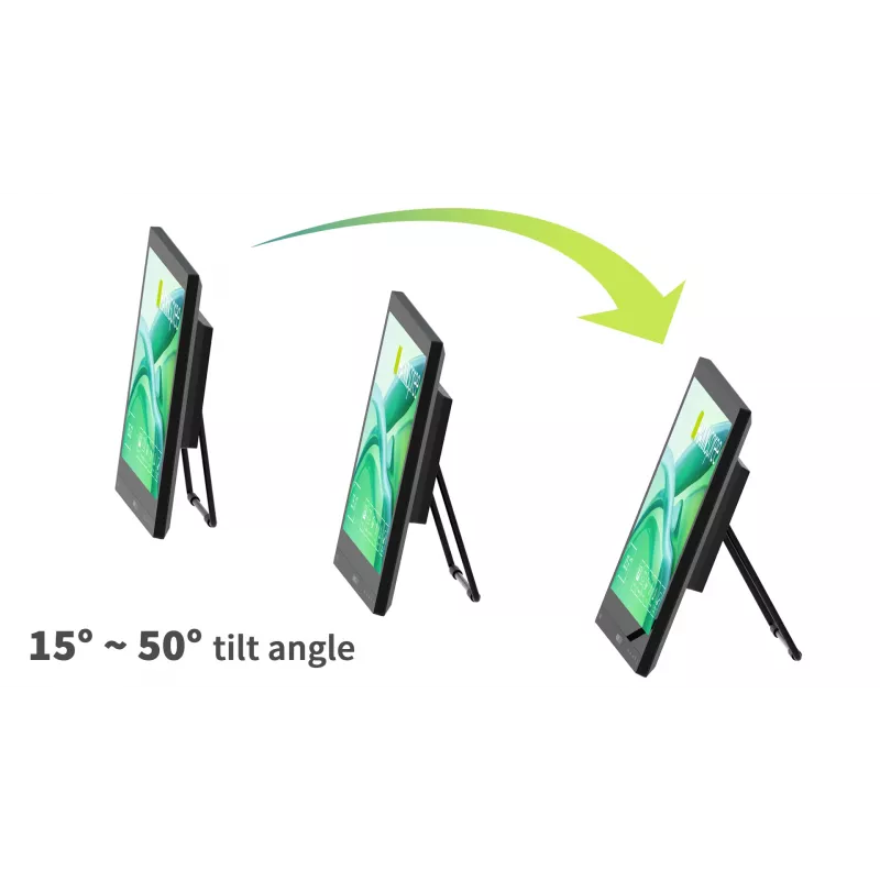 HANNspree HT165HPB 15.6 inch (39.6 cm) Full HD IPS LCD touchscreen monitor 1920×1080, 15 ms, VESA, speakers, black