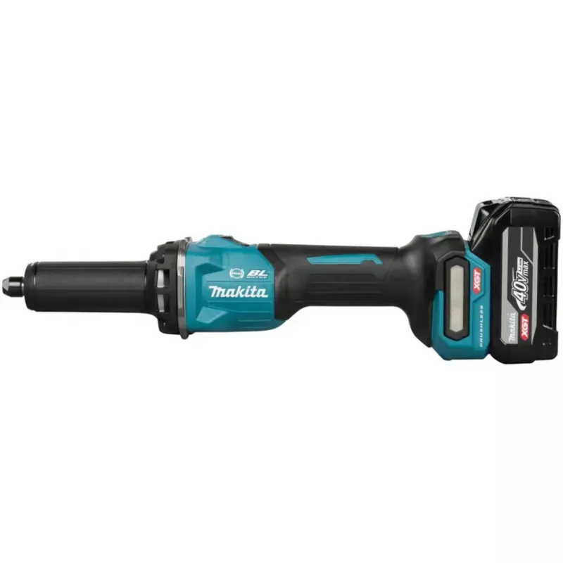 Cordless straight grinder Makita GD001GZ XGT 40V (body only, black/blue)
