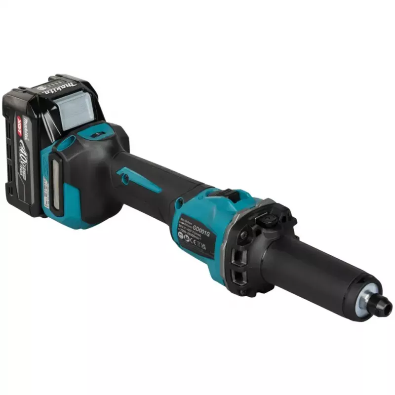 Cordless straight grinder Makita GD001GZ XGT 40V (body only, black/blue)