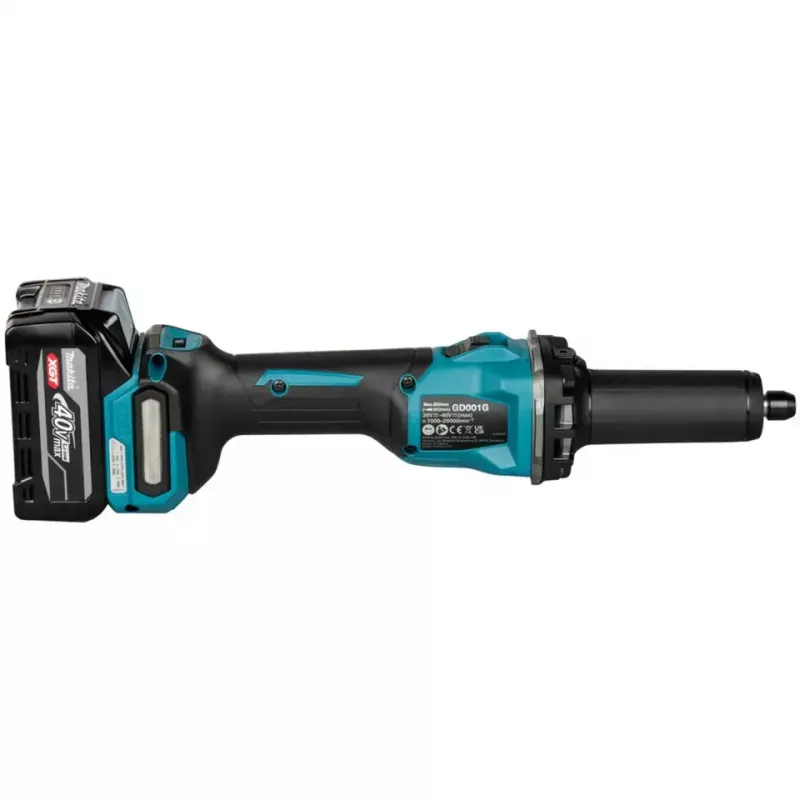 Cordless straight grinder Makita GD001GZ XGT 40V (body only, black/blue)