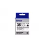 Epson Label Cartridge Transparent LK-7TBN Black/Transparent 36mm (9m)