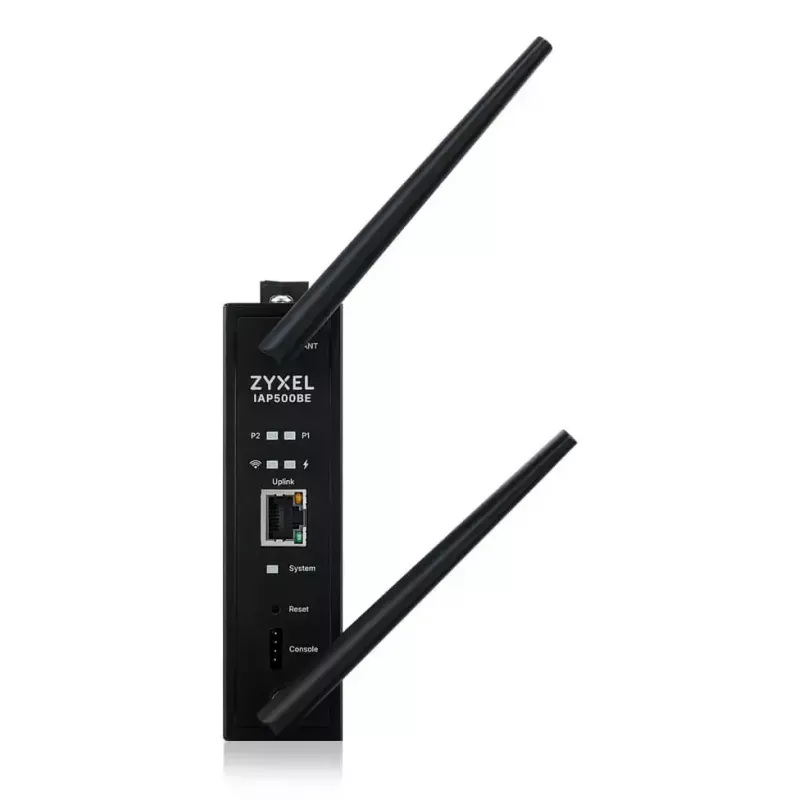 Wireless access point Zyxel IAP500BE — dual-band 2.4/5 GHz, 5012 Mbit/s, PoE, 1×RJ-45, external antennas, black