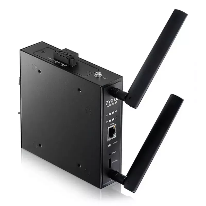 Wireless access point Zyxel IAP500BE — dual-band 2.4/5 GHz, 5012 Mbit/s, PoE, 1×RJ-45, external antennas, black