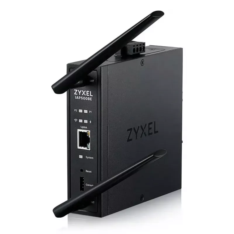 Wireless access point Zyxel IAP500BE — dual-band 2.4/5 GHz, 5012 Mbit/s, PoE, 1×RJ-45, external antennas, black