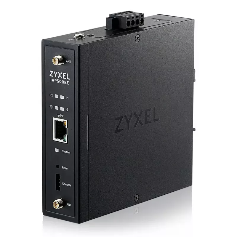 Wireless access point Zyxel IAP500BE — dual-band 2.4/5 GHz, 5012 Mbit/s, PoE, 1×RJ-45, external antennas, black