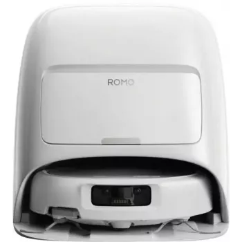 Robot vacuum and mop DJI ROMO S (Water Tank Version) — White, 4.4 kg, 0.26 L dust, 4 L clean / 3.2 L dirty water tanks, 5000 mAh
