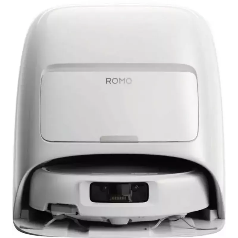 Robot vacuum and mop DJI ROMO S (Water Tank Version) — White, 4.4 kg, 0.26 L dust, 4 L clean / 3.2 L dirty water tanks, 5000 mAh