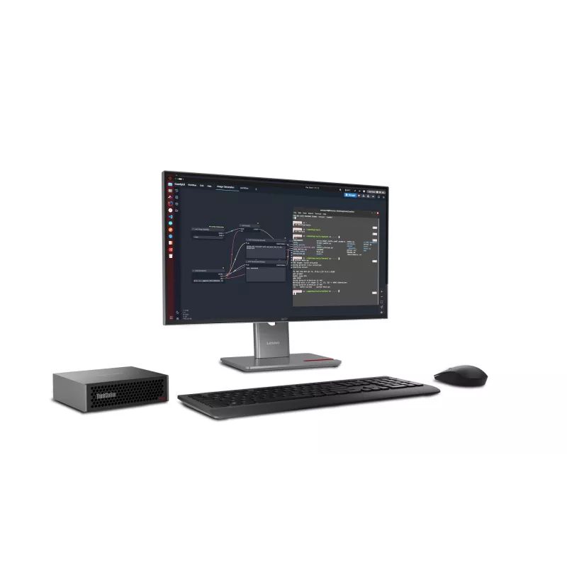 Lenovo ThinkStation PGX GB10 128 GB LPDDR5x-SDRAM 1 TB SSD DGX OS Mini Tower Mini PC Black