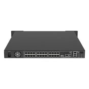 Network Video Recorder AXIS S2224 Mk II 1U Black — 24 channels, up to 7680×4320, 6 TB HDD, 256 GB SSD, RAID 0/1/10