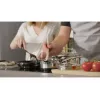 Boiling pan set Tefal Duetto+ G719S7, stainless steel, 7 pcs (saucepans Ø16/20/24 cm, casserole Ø16 cm), induction, lids, ovenproof to 250°C