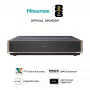 Projector HISENSE PT1 3D Smart TV, 16:9 native, Wi‑Fi & Ethernet, HDR (HLG), HDMI 2.0/2.1, Black
