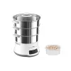 Tefal Convenient Series Deluxe VC502D steam cooker 3 basket(s) Countertop 900 W Stainless steel, White