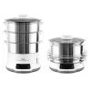 Tefal Convenient Series Deluxe VC502D steam cooker 3 basket(s) Countertop 900 W Stainless steel, White