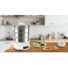 Tefal Convenient Series Deluxe VC502D steam cooker 3 basket(s) Countertop 900 W Stainless steel, White