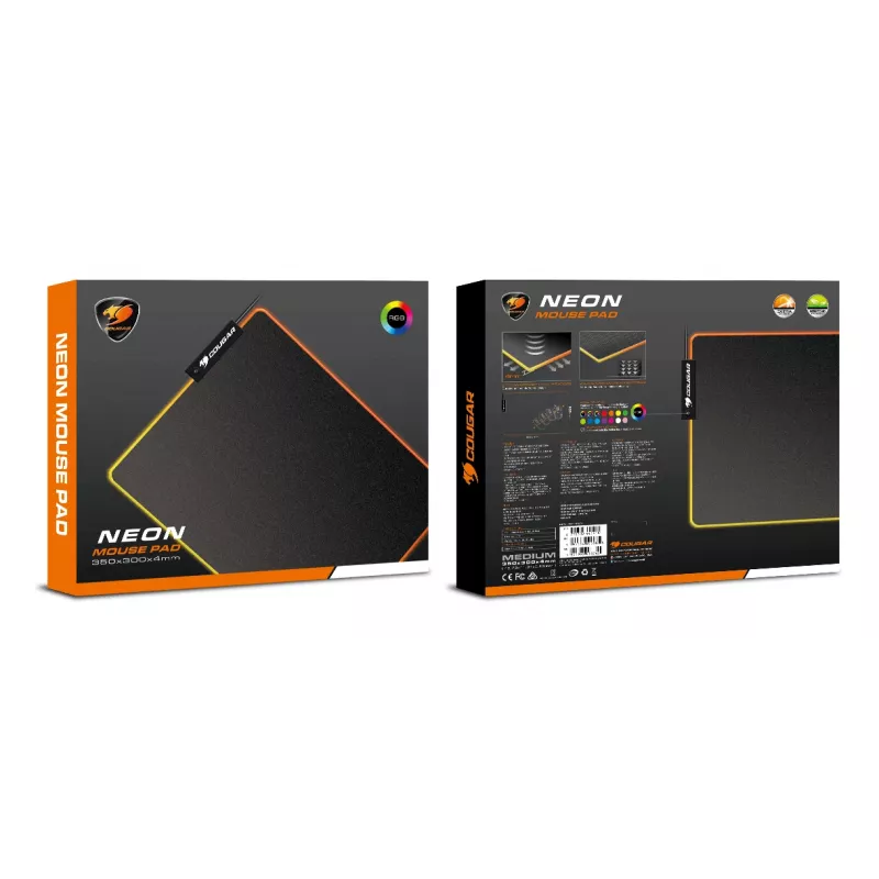COUGAR Gaming Mouse Pad NEON, ARGB, 350x300