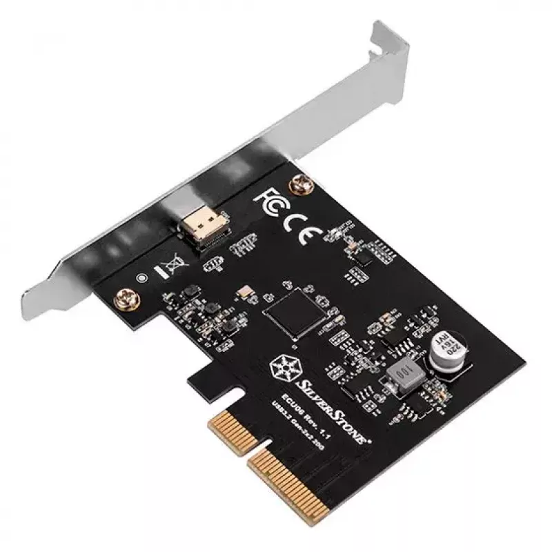 Silverstone ECU06 Internal USB 3.2 Gen 2 Adapter PCIe Low-profile
