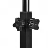 Mobile height-adjustable portable desk stand MACLEAN MC-121 B — adjustable height, tilt, castor wheels, 30 kg load, black