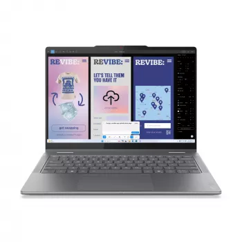 Laptop Lenovo YOGA 7 2-in-1 14 inch Ultra 5 226V, 16GB LPDDR5x, 1TB NVMe, OLED WUXGA, Windows 11 Home, Luna Grey
