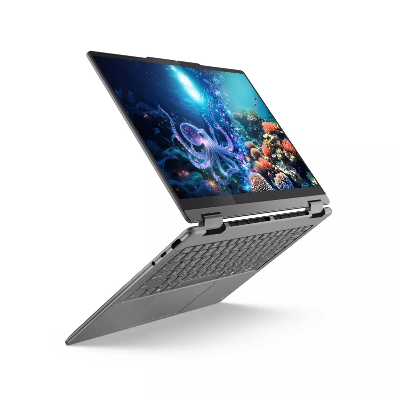 Laptop Lenovo YOGA 7 2-in-1 14 inch Ultra 5 226V, 16GB LPDDR5x, 1TB NVMe, OLED WUXGA, Windows 11 Home, Luna Grey