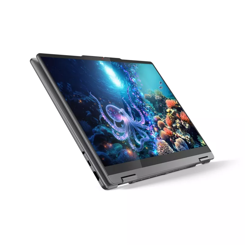 Laptop Lenovo YOGA 7 2-in-1 14 inch Ultra 5 226V, 16GB LPDDR5x, 1TB NVMe, OLED WUXGA, Windows 11 Home, Luna Grey
