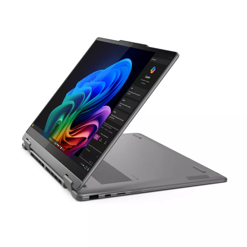Laptop Lenovo YOGA 7 2-in-1 14 inch Ultra 5 226V, 16GB LPDDR5x, 1TB NVMe, OLED WUXGA, Windows 11 Home, Luna Grey