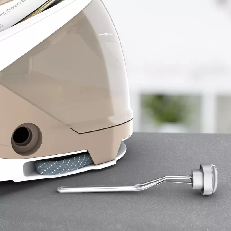 Tefal Pro Express Eco GV9E22E0 steam ironing station 2200 W 1.8 L Durilium AirGlide Autoclean soleplate Beige, White