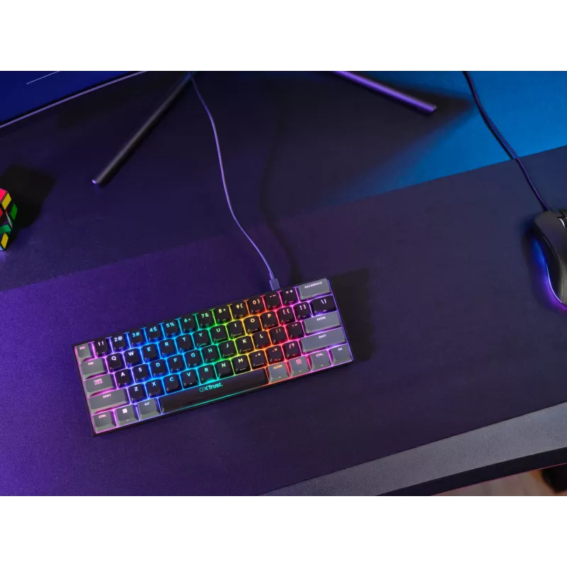 Trust GXT 867 Acira keyboard Gaming USB QWERTY US English Black