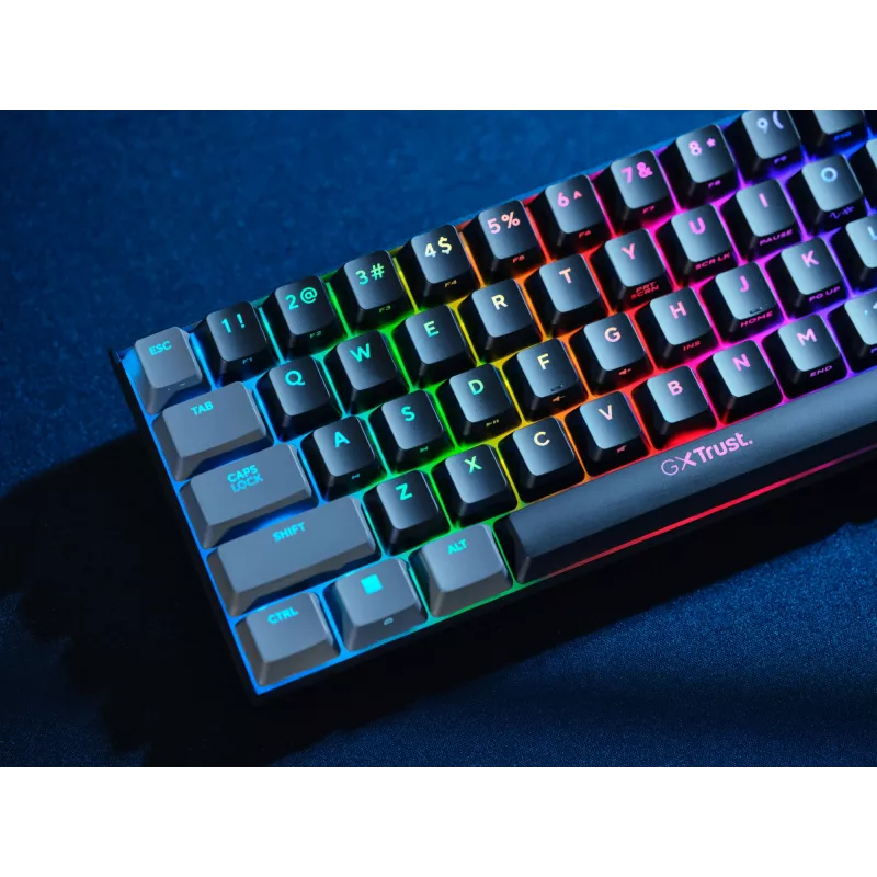 Trust GXT 867 Acira keyboard Gaming USB QWERTY US English Black