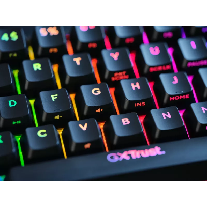 Trust GXT 867 Acira keyboard Gaming USB QWERTY US English Black